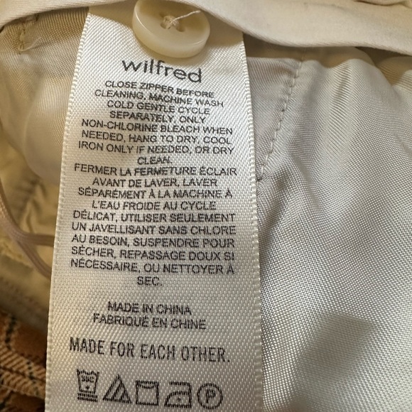 Wilfred high rise pleated pants SOLD - Picture 2 of 3